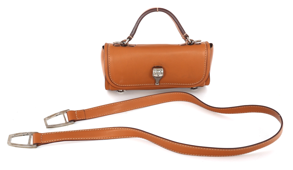 BARRY KIESELSTEIN-CORD LEATHER ALLIGATOR TROPHY BAG