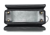 JUDITH LEIBER RHINESTONE & LEATHER BLACK EVENING BAG