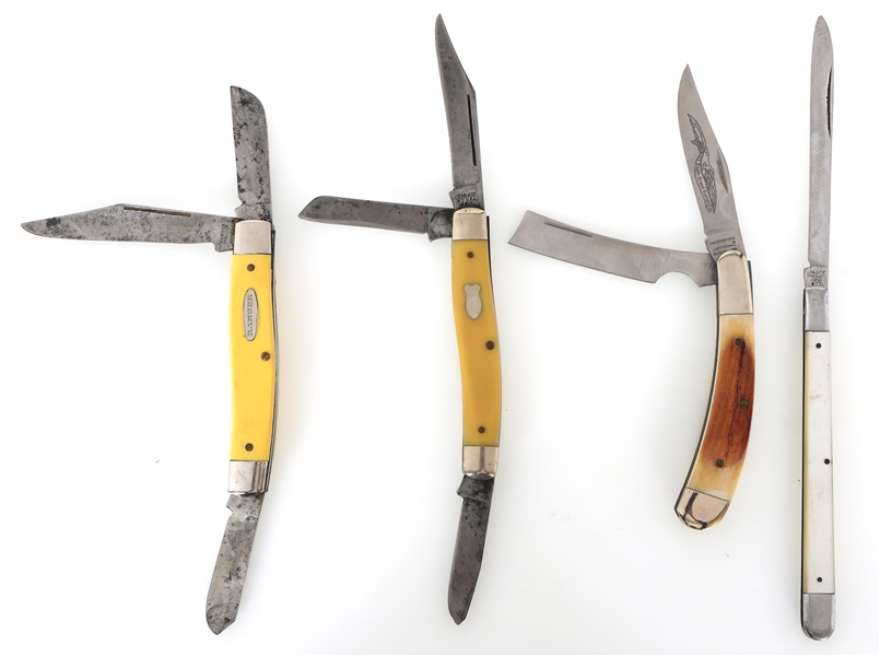 PLASTIC & ANTLER POCKET KNIVES 
