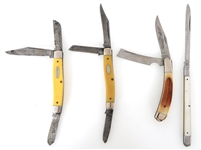 PLASTIC & ANTLER POCKET KNIVES 