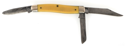 PLASTIC & ANTLER POCKET KNIVES 