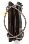 BRAHMIN LEATHER ROSALIE COOPER BAGUETTE BAG
