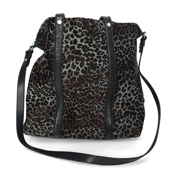 TIFFANY & CO. LEOPARD PRINT COWHIDE AVENUE SHOPPER TOTE