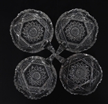 CUT GLASS SERVEWARE & DRINKWARE