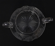CUT GLASS SERVEWARE & DRINKWARE