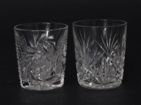 CUT GLASS SERVEWARE & DRINKWARE