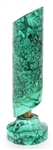 CARVED MALACHITE VASE & DISHES 