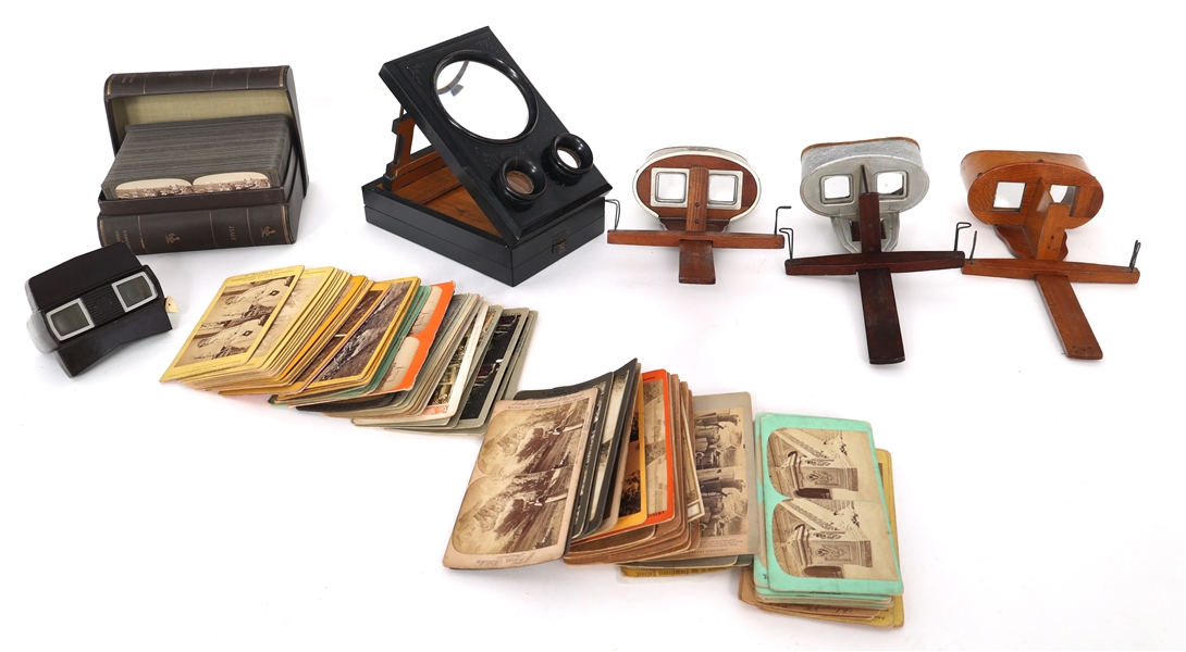 19TH & 20TH C. STEREOVIEWS & VIEWERS 