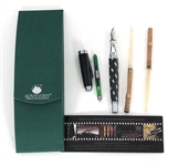 STUDY ACCESSORIES - BOOKS, INK WELL, FOUNTAIN PEN