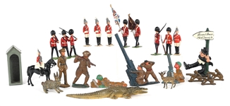 CAST IRON & METAL TOY SOLDIERS & MINIATURES