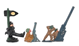 CAST IRON & METAL TOY SOLDIERS & MINIATURES