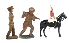 CAST IRON & METAL TOY SOLDIERS & MINIATURES