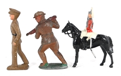 CAST IRON & METAL TOY SOLDIERS & MINIATURES