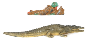 CAST IRON & METAL TOY SOLDIERS & MINIATURES