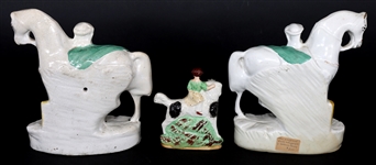 PORCELAIN ANIMAL FIGURINES 