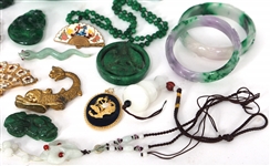 ASIAN COSTUME JEWELRY & DESK ORNAMENTS 