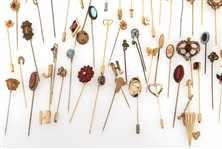 COSTUME JEWELRY STICK & LAPEL PINS