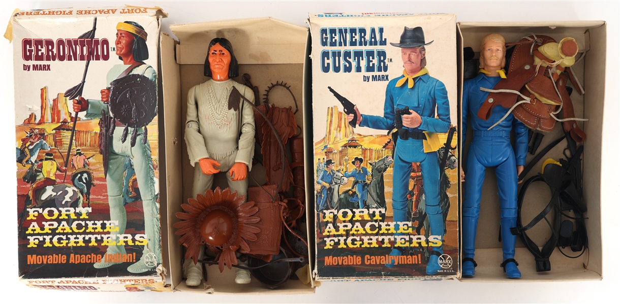 MARX FORT APACHE FIGHTERS FIGURINES 