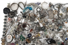 SILVER TONED COSTUME JEWELRY 