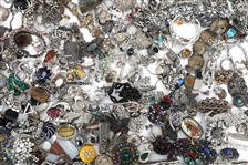 SILVER TONED COSTUME JEWELRY 