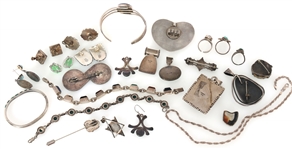 STERLING SILVER & SEMI-PREIOUS STONE JEWELRY