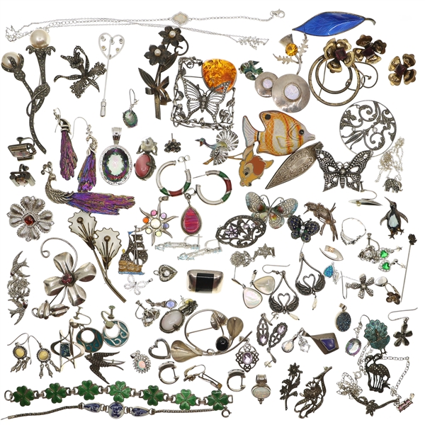 STERLING SILVER FASHION JEWELRY 