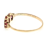 10K YELLOW GOLD SEMI-PRECIOUS STONE RINGS