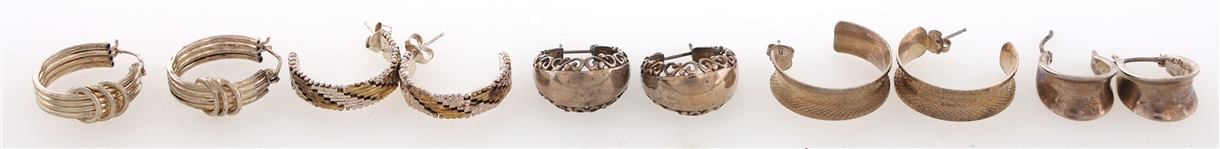STERLING SILVER WOMAN'S EARRINGS 
