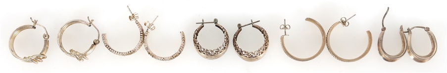 STERLING SILVER WOMAN'S EARRINGS 