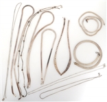 STERLING SILVER NECKLACES 