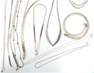 STERLING SILVER NECKLACES 