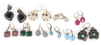 STERLING SILVER RINGS & EARRINGS 