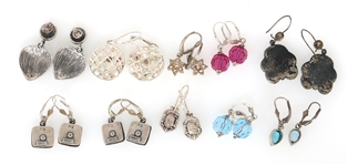 STERLING SILVER RINGS & EARRINGS 