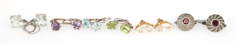 STERLING SILVER RINGS & EARRINGS 