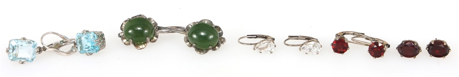 STERLING SILVER RINGS & EARRINGS 