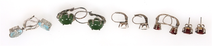 STERLING SILVER RINGS & EARRINGS 