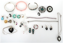 STERLING SILVER BRACELETS, NECKLACES, AND PENDANTS 