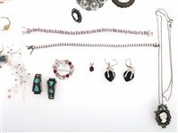 STERLING SILVER BRACELETS, NECKLACES, AND PENDANTS 