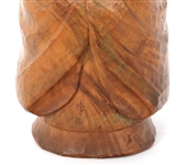 ASIAN FIGURAL WOOD CARVINGS 