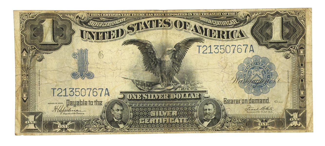 1899 US $1 SILVER CERTIFICATE NOTE