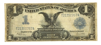 1899 US $1 SILVER CERTIFICATE NOTE