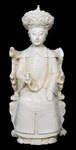 ASIAN EMPEROR AND EMPRESS COMPOSITE STATUES