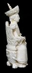 ASIAN EMPEROR AND EMPRESS COMPOSITE STATUES