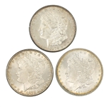 1878 & 1879 US SILVER MORGAN DOLLAR COINS