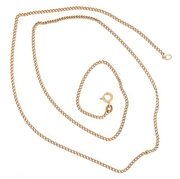 18K YELLOW GOLD CUBAN LINK CHAIN 