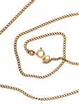 18K YELLOW GOLD CUBAN LINK CHAIN 