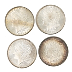 1879-1881 US SILVER MORGAN DOLLAR COINS