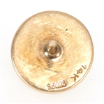 14K YELLOW GOLD MULTI-STONE EARRINGS AND TIE PIN