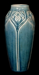 ROOKWOOD MATTE BLUE CERAMIC VASE #2392
