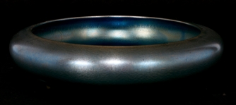 STEUBEN ART GLASS BOWL AND VASE